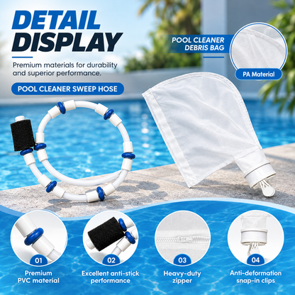 MAKHOON Complete Rebuild Kit for Polaris Zodiac 280 Pool Cleaner – Select 180 Compatibility