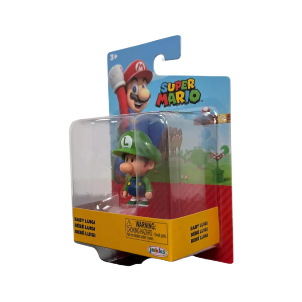 Jakks Pacific Super Mario Baby Luigi 2.5” Action Figure – World of Nintendo