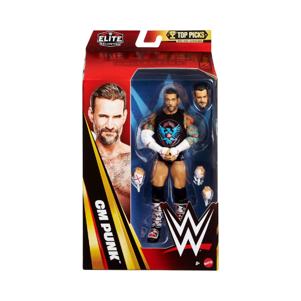 WWE Elite Top Picks CM Punk Action Figure 6-Inch Mattel JHV13