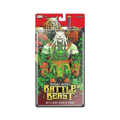 Super7 Invincible Battle Beast Blood of Emsiu Splatter Deluxe 7-Inch