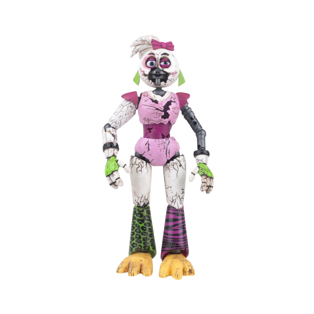 FNAF Endo-02 6-Inch Figure with Glamrock Chica & Shattered Chica Parts