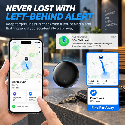 Songhello Bluetooth Vehicle & Item Tracker for Apple Find My and Google Find Hub – No Subscription