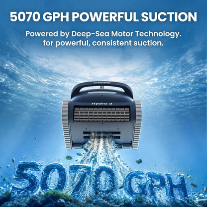 Chasing Hydro 4 Corded Robotic Pool Cleaner for Inground Pools 49ft