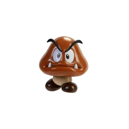 Super Mario Bros Goomba 4 inch Articulated Action Figure with Coin Accessory