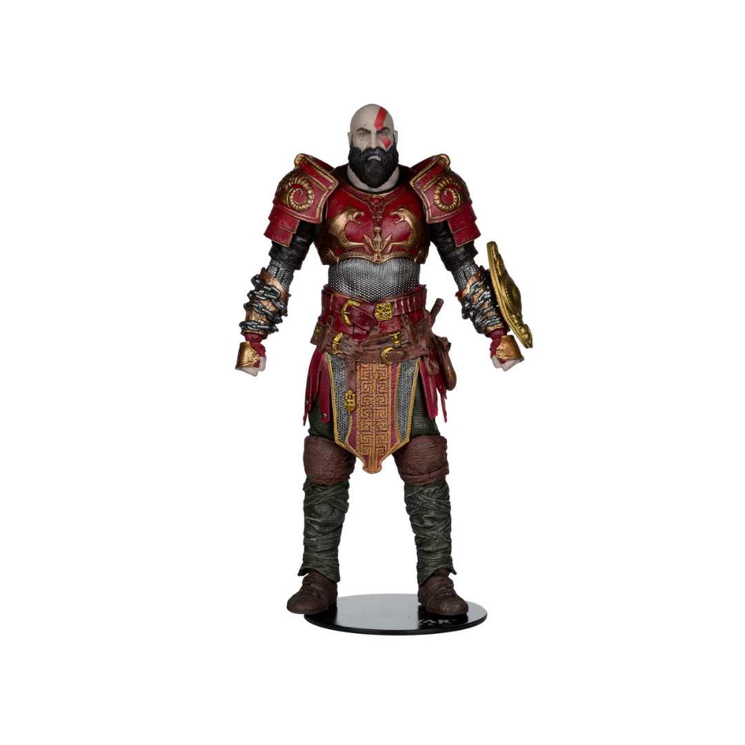 McFarlane Elite Edition God of War Ragnarök Kratos with Ares Armor Deluxe Action Figure