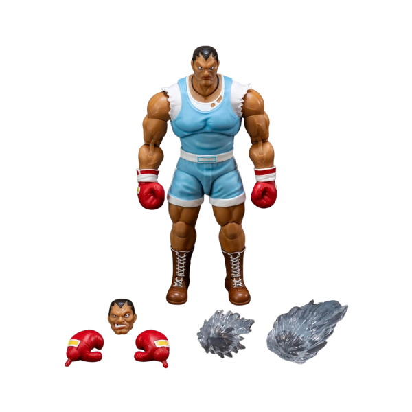Jada Toys Ultra Street Fighter II Balrog 1:12 Scale Deluxe Action Figure with Interchangeable Parts & Boxing Accessories