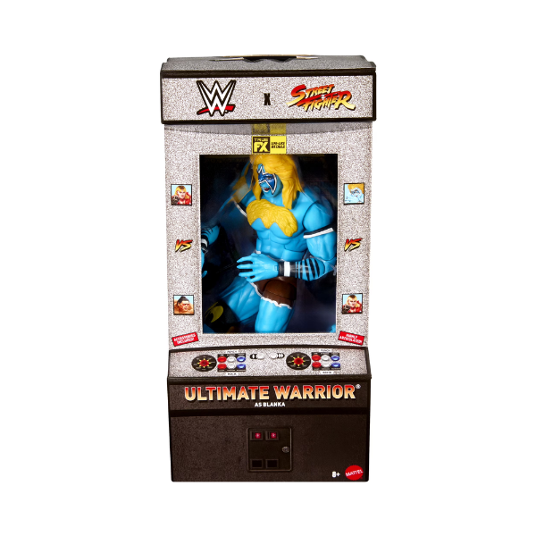WWE x Street Fighter Ultimate Warrior as Blanka Action Figure