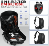 LED Motorcycle Knight Backpack | Laptop Backpack