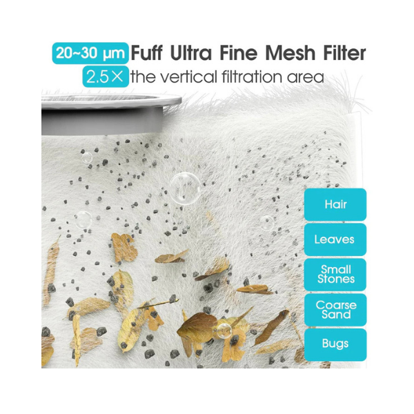 AQUAFYSH Cordless Pool Vacuum – 16.8 GPM Suction, 60M Run-Time, 25µm Filter