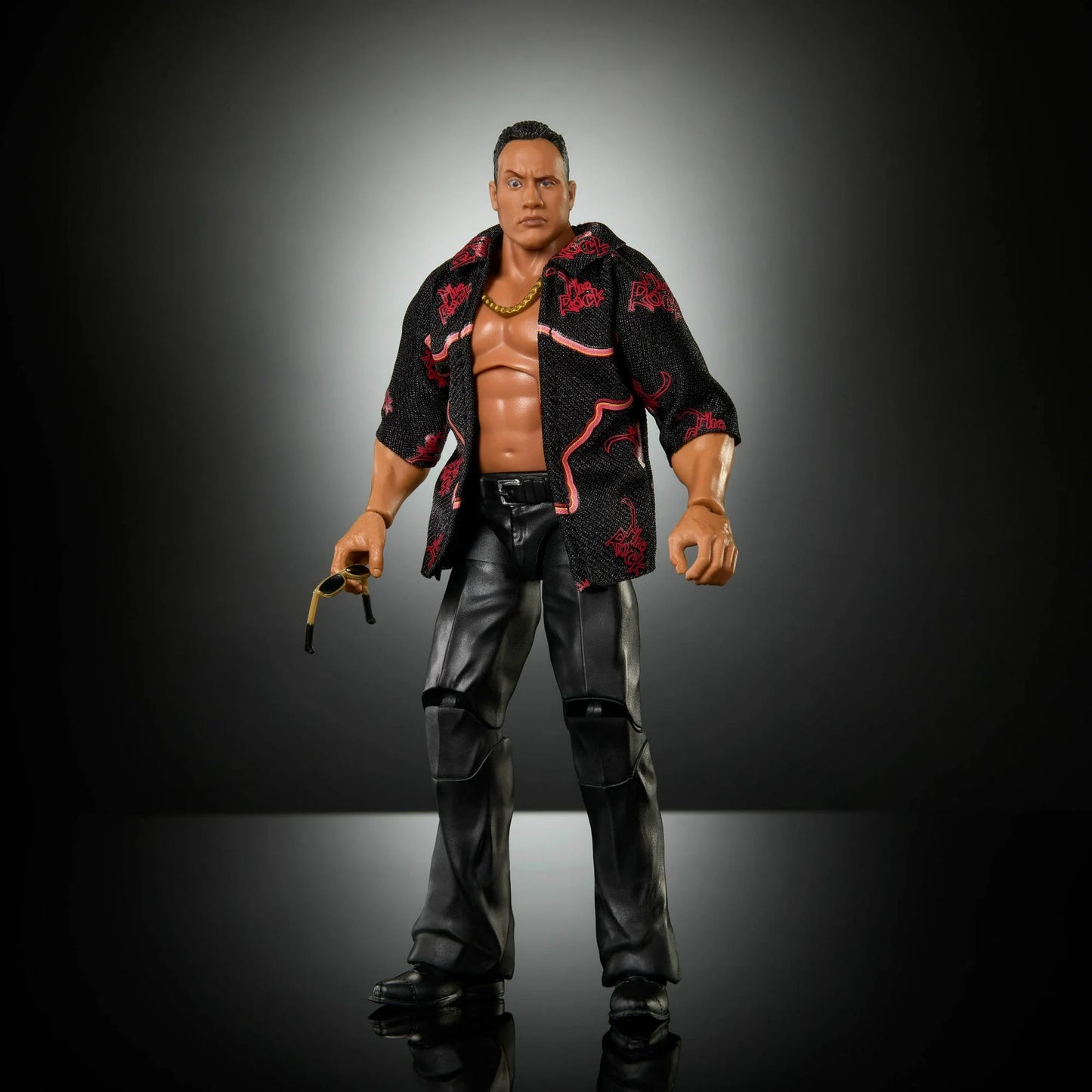 WWE Elite Monday Night War The Rock 6-Inch Action Figure Collectible Set