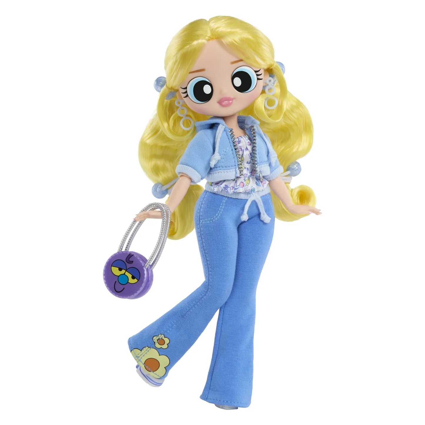 Boneca LOL Surprise OMG Powerpuff Girls Bubbles Fashion com roupas e acessórios