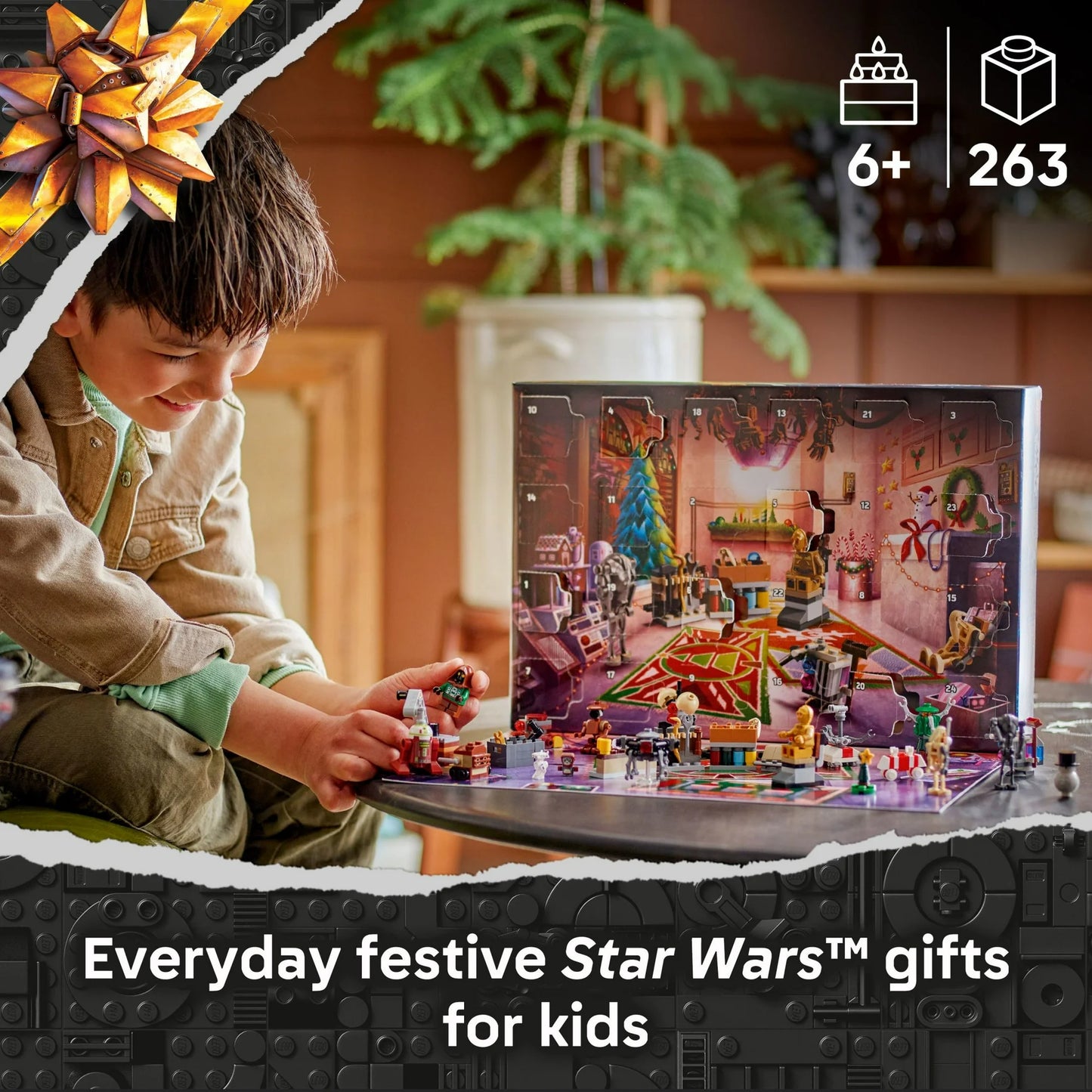 LEGO Star Wars Advent Calendar 2025 75418 Holiday Playset for Kids