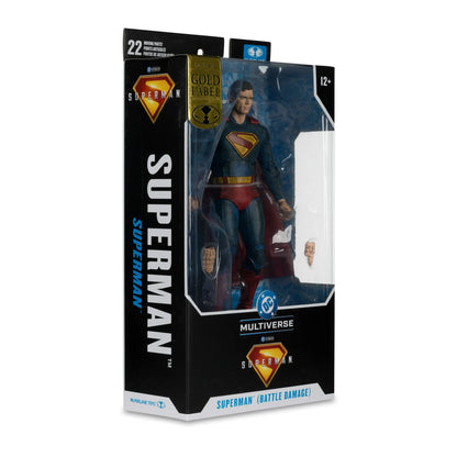 McFarlane DC Multiverse Superman 7" Action Figure – Battle Damage Edition