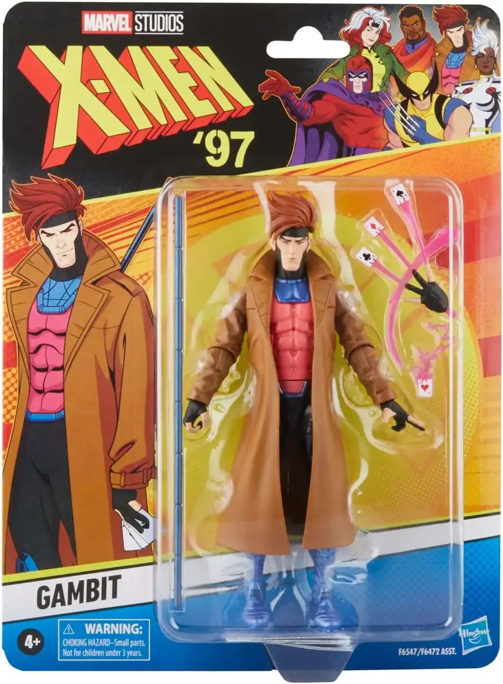 Hasbro Marvel Legends Series Gambit 6" Scale Action Figure – X-Men ’97 Collectible