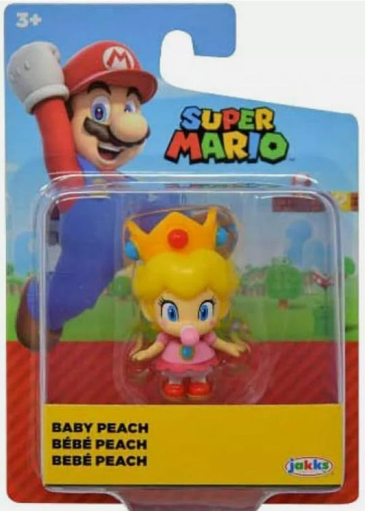 Super Mario 2.5-Inch Mini Action Figure - Baby Peach Collectible