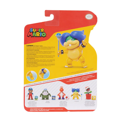 Nintendo Super Mario Ludwig Von Koopa 4-Inch Action Figure with Wand