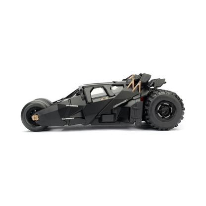 Jada Toys Dark Knight 1:24 Batmobile & Batman Die-Cast Collectible Set