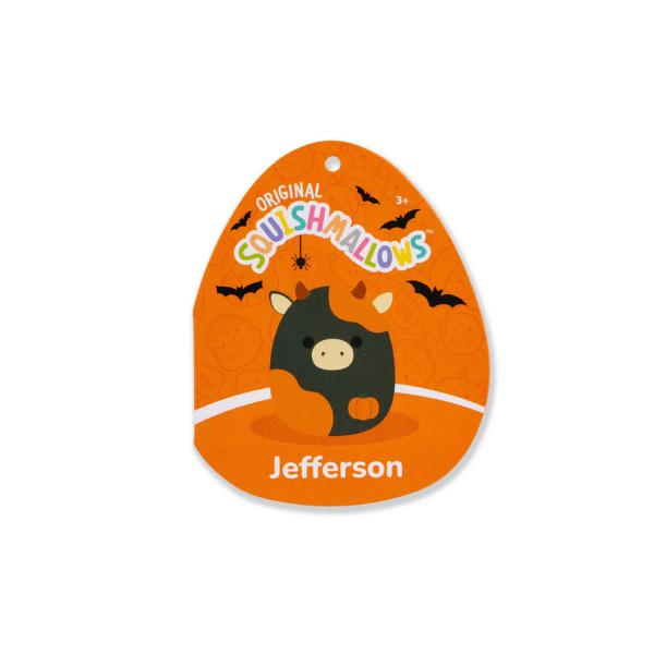 Squishmallows 14" Jefferson Cow Plush Toy for Kids & Collectors