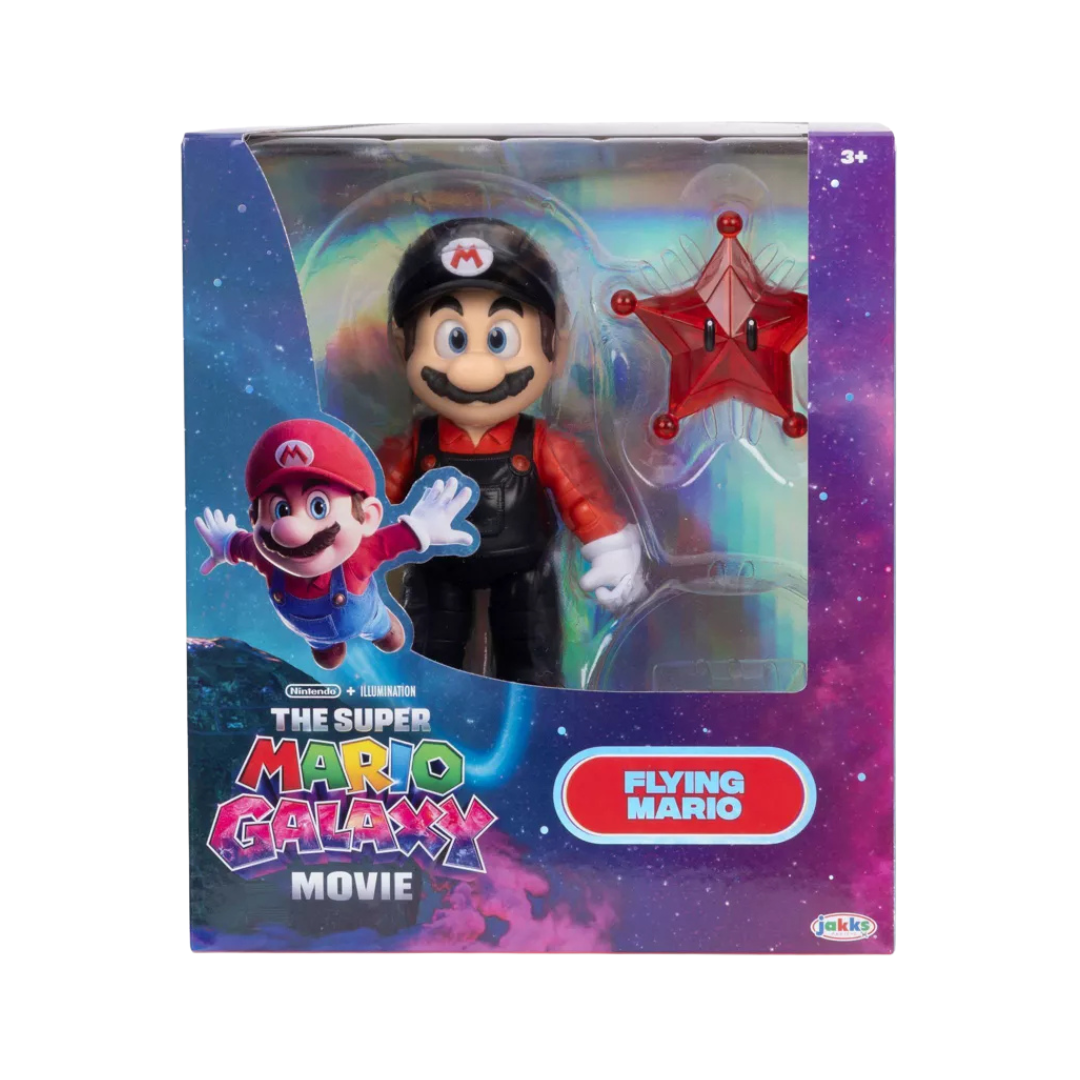 Super Mario Galaxy Movie Flying Mario Collector Figure