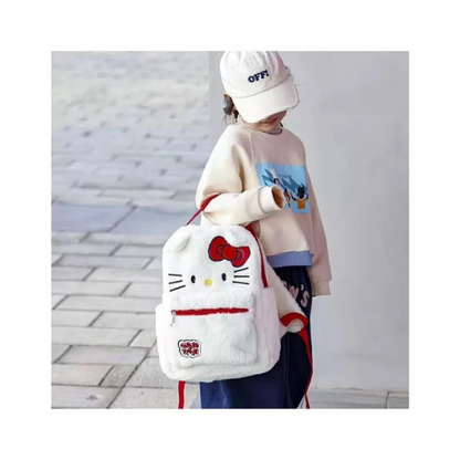 HZARTEWE Plush Backpack Bundle – Cute Kids & Adults School Travel Bag