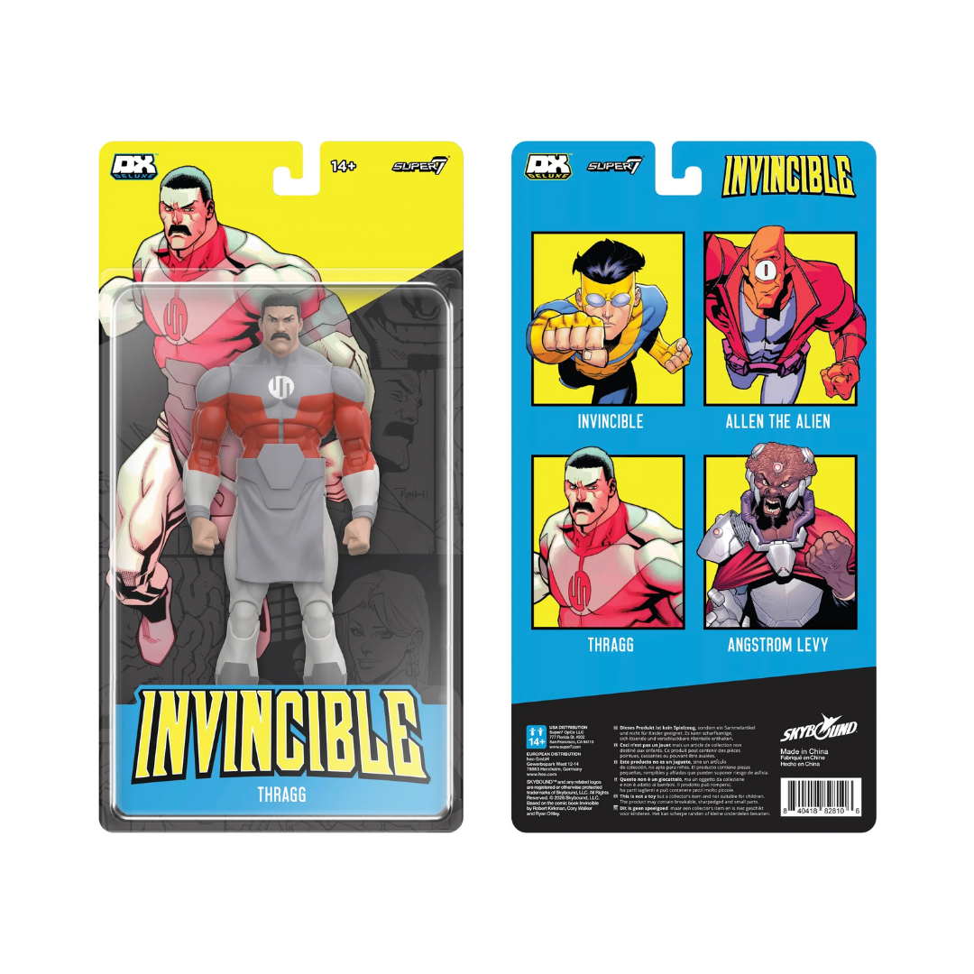 Super7 Invincible Deluxe Wave 1 Thragg 7 Inch Action Figure Viltrum Empire New