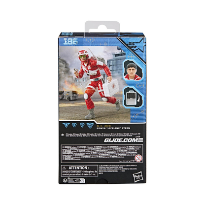 G.I. Joe Classified Edwin “Lifeline” Steen Medic Rescue Action Figure Hasbro
