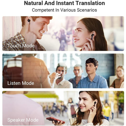 Timekettle M3 Translator Earbuds, Real-Time Voice Translation, Black