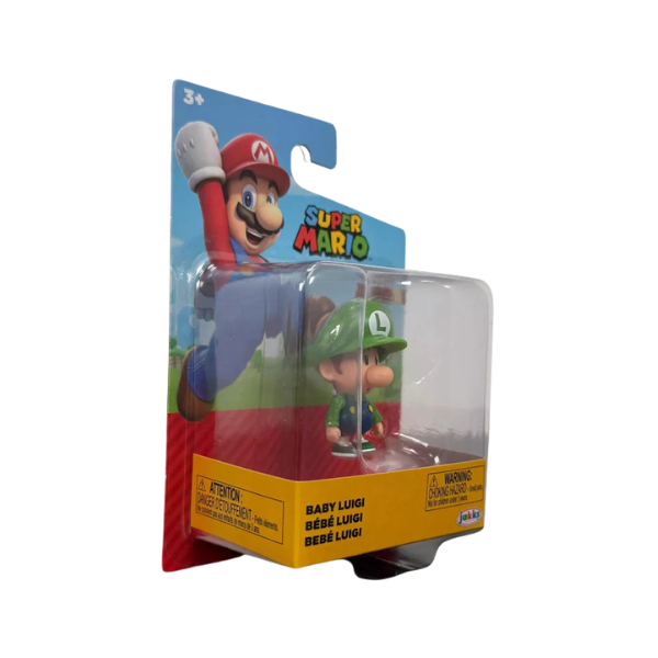 Jakks Pacific Super Mario Baby Luigi 2.5” Action Figure – World of Nintendo