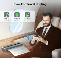 Itari M832 Wireless Portable Printer - Compact, Efficient, and Inkless!