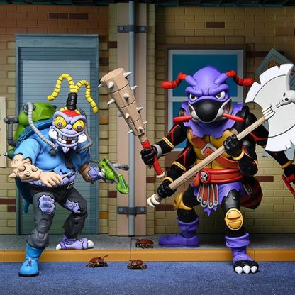 NECA Teenage Mutant Ninja Turtles Antrax & Scumbug 7-Inch Action Figure 2-Pack TMNT