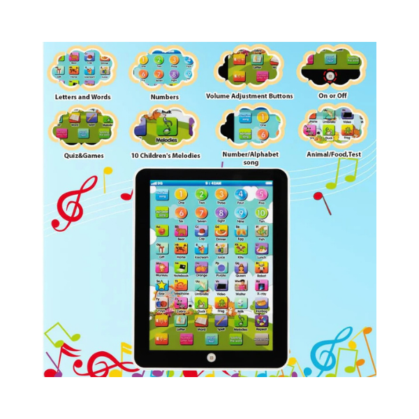 Generic Kids Learning Tablet – Interactive Educational Toy for Ages 2-3