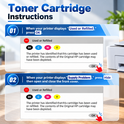 GRESINLY 218X Compatible Toner Cartridge 4-Pack for HP Color LaserJet Pro
