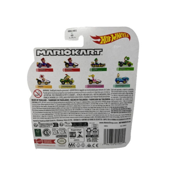 Hot Wheels Mario Kart Rosalina Birthday Girl Turbofan Die-Cast Kart – Nintendo Collectible