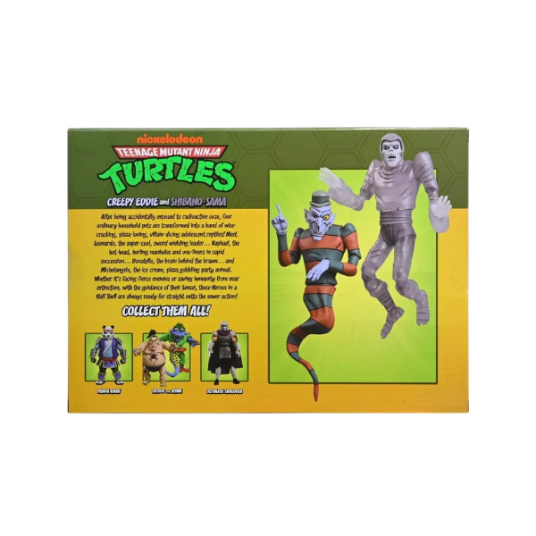 NECA TMNT Creepy Eddie & Shibano Sama Cartoon 2-Pack Action Figure Set Nickelodeon