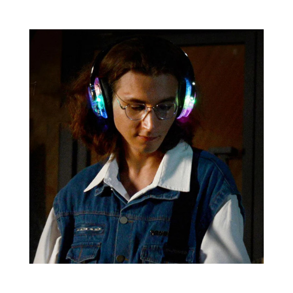 Fones de ouvido Bluetooth 5.0 com cancelamento de ruído espacial, 50 horas de reprodução, controle de volume