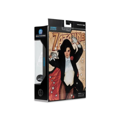 McFarlane DC Multiverse Collector Edition Zatanna Platinum Edition 7-Inch Action Figure #53 w/ Detective Chimp