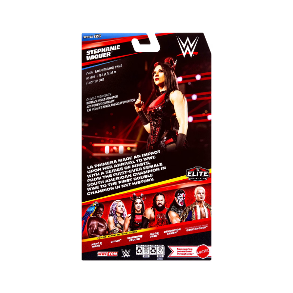 WWE Elite Collection Series 125 Stephanie Vaquer First Time in the Line Action Figure
