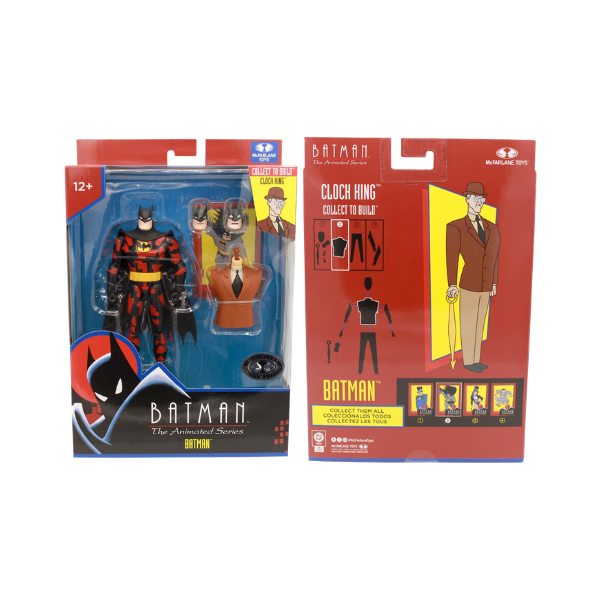 McFarlane DC Multiverse Batman The Animated Series Batman Variant Build-A-Figure Clock King Figure 6in
