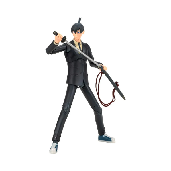 Total Anime Aki Hayakawa – 6.5" Chainsaw Man Figure with Fox Devil & Gear
