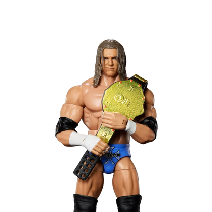 WWE Legends Elite Series 31 Triple H 6-inch Mattel figure with Diamond Studd Build-A-Figure part