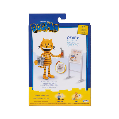 Dog Man 5-Inch Petey Action Figure – 3 Accessories – Movie Character Toy