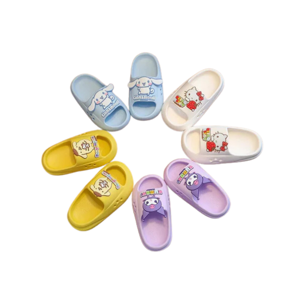 Cinnamoroll Big Smile Slides – Light Blue Eva Sandals Women 5.5–6