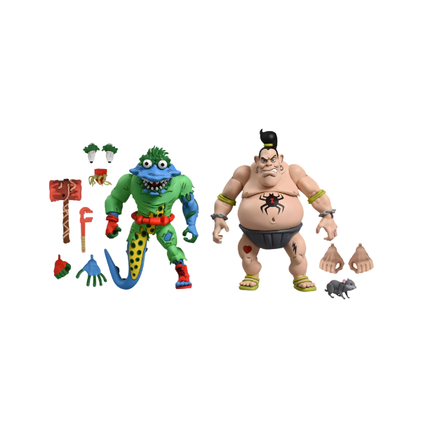 TMNT Tattoo and Wyrm NECA Cartoon 2-Pack 7-Inch Action Figures
