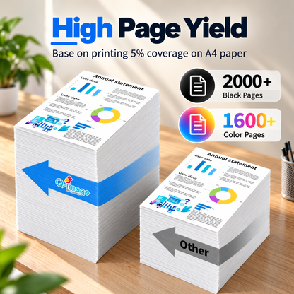 Q-image 962XL Compatible Ink Cartridge 4-Pack for HP OfficeJet Pro Printers
