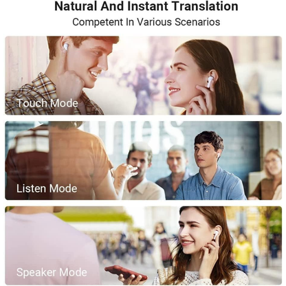 Timekettle M3 Translator Earbuds, Real-Time Voice Translation, White