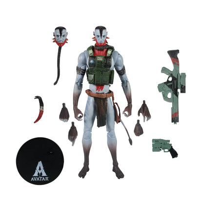 Avatar Fire and Ash Quaritch Ash Warrior 7-Inch Collector Action Figure