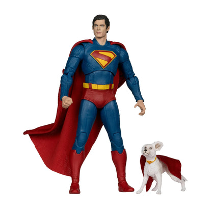 McFarlane DC Multiverse Superman & Krypto 7" Deluxe Movie Figure Edition