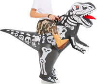 COMIN Inflatable Dinosaur Costume for Kids - Fun Blow Up Dino for Halloween