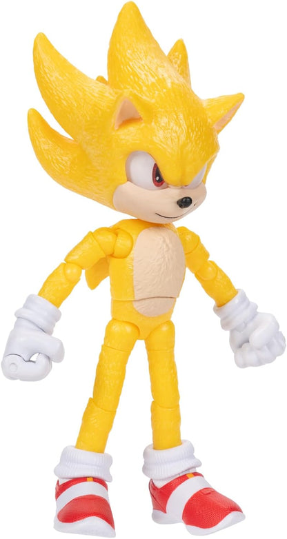 Sonic the Hedgehog Super Sonic 5" Action Figure – 20+ Articulation