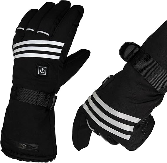 Hccsport Waterproof Anti-Slip Cold Weather Gloves with Touch Screen - Large